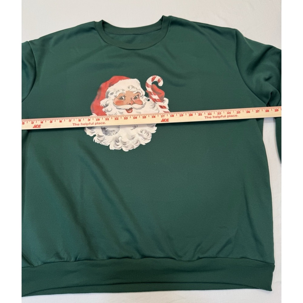 Christmas Sweatshirt Vintage Santa SHEIN Women's Sz 4X - Picture 2 of 7